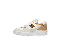 New Balance - Turnschuhe 550 aus Leder, weiß-Creme-orange (7.5)
