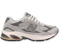 New Balance Unisex 2010 in Grau/Weiß, Wildleder/Mesh, Größe 40.5