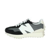 New Balance Unisex 327 in Grau/Schwarz, Suede/Mesh, Größe 44