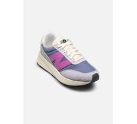 New Balance Unisex 370 in Grau/Violett, Wildleder/Mesh, Größe 37