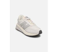 New Balance Unisex 370 in Grau/Weiß, Wildleder/Mesh, Größe 41.5