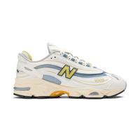 New Balance Unisex 1000 in Weiß/Blau, Leder, Größe 38.5