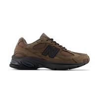 New Balance Unisex 2010 in Braun/Schwarz, Leder, Größe 47.5