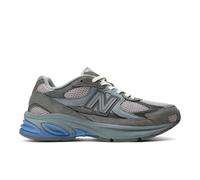 New Balance Unisex 2010 in Grau/Blau, Leder, Größe 44