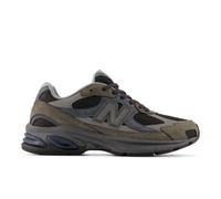 New Balance Unisex 2010 in Grau/Schwarz, Leder, Größe 43