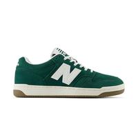 New Balance Unisex 480 in Grün/Weiß, Leder, Größe 38.5