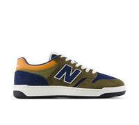 New Balance Unisex 480P in Braun/Blau, Wildleder/Mesh, Größe 47.5