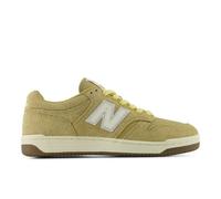 New Balance Unisex 480P in Braun/Gelb, Wildleder/Mesh, Größe 47.5
