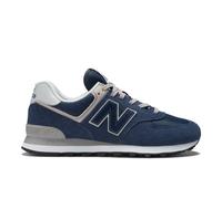 New Balance Unisex 574 Core in Blau/Weiß, Wildleder/Mesh, Größe 44