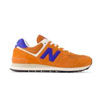 New Balance Unisex 574 in Braun/Blau, Wildleder/Mesh, Größe 42.5