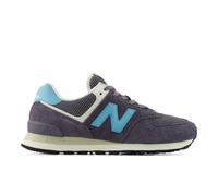 New Balance Unisex 574 in Grau/Blau, Wildleder/Mesh, Größe 45
