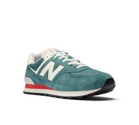 New Balance Unisex 574 in Grün/Weiß, Suede/Mesh, Größe 38.5 U574VPG