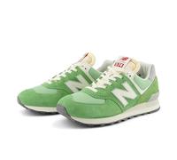 New Balance Unisex 574 V2 70s Racing Sneakers, Schnittlauch/Meersalz, 44 EU