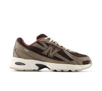 New Balance Unisex 740 in Braun/Rot, Wildleder/Mesh, Größe 40
