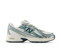 New Balance Unisex 740 in Weiß/Grün/Grau, Wildleder/Mesh, Größe 37