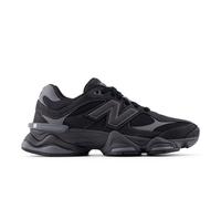 New Balance Unisex 9060 in Schwarz/Grau, Wildleder/Mesh, Größe 36