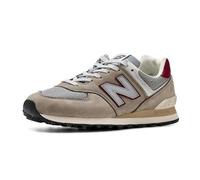 New Balance Unisex-Erwachsene 574 V2 Sneaker, Arid Stone/Monarch Burgundy, 13 Women/11.5 Men