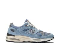 New Balance Unisex Made in UK 991v2 Grounded Pastels in Blau/Grau, Wildleder/Mesh, Größe 38.5