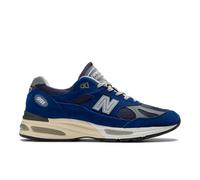 New Balance Unisex Made in UK 991v2 in Blau, Wildleder/Mesh, Größe 38