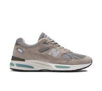 New Balance Unisex Made in UK 991v2 in Grau, Wildleder/Mesh, Größe 38