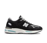 New Balance Unisex Made in UK 991v2 in Schwarz/Grau, Wildleder/Mesh, Größe 42