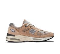 New Balance Unisex Made in UK U991V2 in Braun/Grau/Weiß, Wildleder/Mesh, Größe 40.5