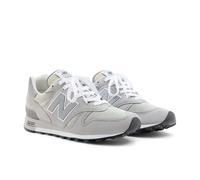 New Balance Unisex Made in USA 1300 in Grau/Weiß, Wildleder/Mesh, Größe 37