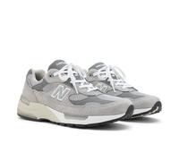 New Balance Unisex Made in USA 992 in Grau/Weiß, Wildleder/Mesh, Größe 38.5
