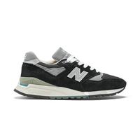 New Balance Unisex Made in USA 998 in Schwarz/Grau, Leder, Größe 42