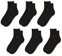 New Balance Unisex Performance Baumwollsocken, flach, gestrickt, 6 Paar Socken, Schwarz (001), Small