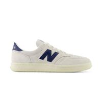 New Balance Unisex T500 in Weiß/Blau/Beige, Leder, Größe 39.5