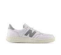 New Balance Unisex T500 in Weiß/Grau, Leder, Größe 44.5