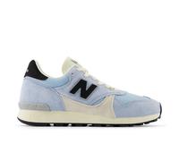New Balance Unisex U475 in Blau/Schwarz/Beige/Grau, Wildleder/Mesh, Größe 40