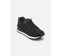 Sneaker NEW BALANCE "WL574", Damen, Gr. 37, schwarz, metall, Leder, Schuhe (39851336-37) schwarz, metall