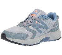 New Balance Women's 410 V7 Trail Running Shoe, Rogue Wave/Wave/Eclipse, 9 Wide