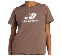New Balance - Women's Sport Essentials Jersey Logo T-Shirt - T-Shirt, Gr. XS, braun (Cortado)