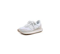 New Balance Damen 237 in Grau/Weiß/Beige, Wildleder/Mesh, Größe 37