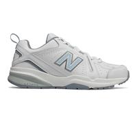 New Balance Damen WX608V5 in Weiß/Blau, Leder, Größe 40.5
