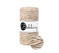 New Bobbiny Makramee-Kordel Schnur 3mm 100m (Caramel Shake)