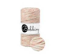 New Bobbiny Makramee-Kordel Schnur 3mm 100m (Peach Shake)