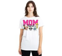 new boundary designs, inc. Damen Paw Mother's Day Mom Patrol Ladies T-Shirt, weiß, S