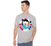 new boundary designs, inc. South Park Randy Marsh America Unisex T-Shirt, Athletic meliert, 56