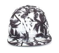 New Boy Girl NY New York süße Unisex Schwester Bruder Kindercap Hai Tiger Adler Prince Kinder Cap Snapback und Mütze 49-58cm Kopfumfang (One Size, NY-Palm-Black-Wht)