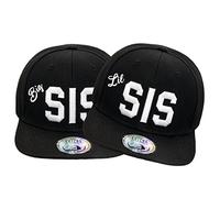 New Boy Girl NY New York süße Unisex Schwester Bruder Kindercap Hai Tiger Adler Prince Kinder Cap Snapback und Mütze 49-58cm Kopfumfang (One Size, Lil-Sis-Big-Sis-2x)