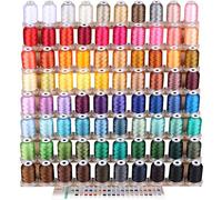 New brothread 80 Spulen Neue Janome Farben Polyester Maschinen Stickgarn 500M