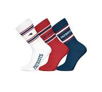 NFL Unisex Socken, 3er Pack - NFL Teams, 3Pack Crew Socks, Football, Logo, Baumwollmischung New England Patriots 39-42
