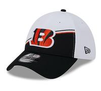 New Era - NFL Cincinnati Bengals 2023 Sideline 39Thirty Stretch Cap Farbe Schwarz-Weiß, Größe S-M