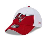 New Era - NFL Tampa Bay Buccaneers 2023 Sideline 39Thirty Stretch Cap Farbe Rot-Weiß, Größe L-XL