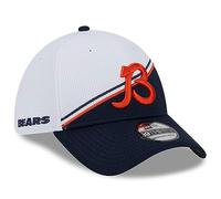 New Era 39Thirty NFL Sideline 2023 Chicago Bears Stretch Cap weiß Navy, S/M