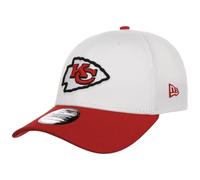 New Era 39Thirty NFL Team Logo Chiefs Cap Basecap Baseballcap Curved Brim Fullcap Kansas Damen/Herren - mit Schirm, Hinten geschlossen Frühling-Sommer Sommer - L/XL (58-61 cm) weiß-rot